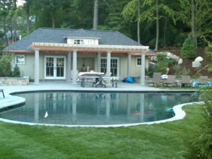 Pool House Renovation in Wellesley